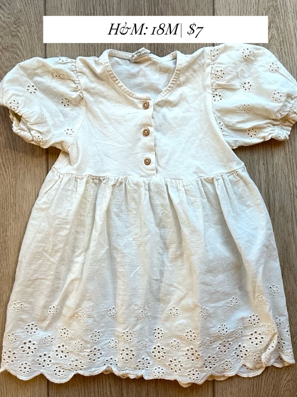H&M Eyelet Dress 18M